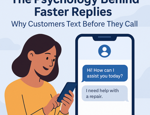 🧠 The Psychology Behind Faster Replies — Why Customers Text Before They Call